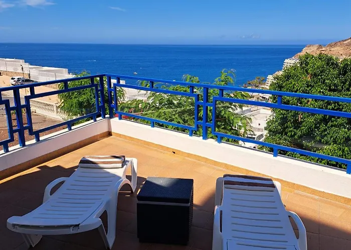 Apartment In Taurito With Dream Landscape And 30M2 Terrace.